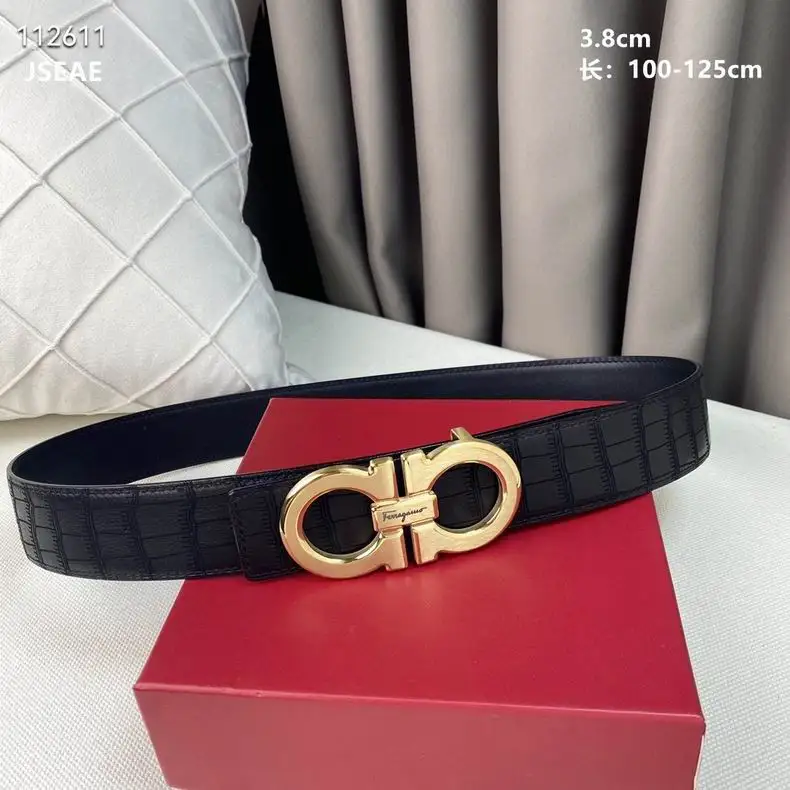 Ferragamo Belt 38mmX100-125cm 8L12